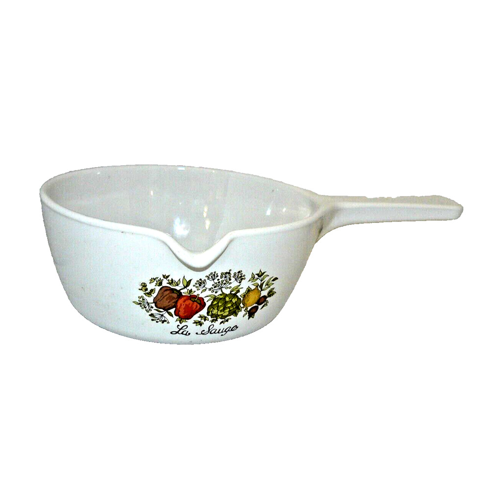 Vintage Corning Ware Spice of Life La Sauge P-89-B 2.5 Cup Saucepan P-82-b 750ml